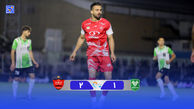 خلاصه بازی خیبر خرم آباد 1 - پرسپولیس 2