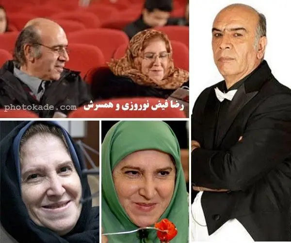 عکس زهره مجابی همسر رضا فیض نوروزی با زندگی شخصی