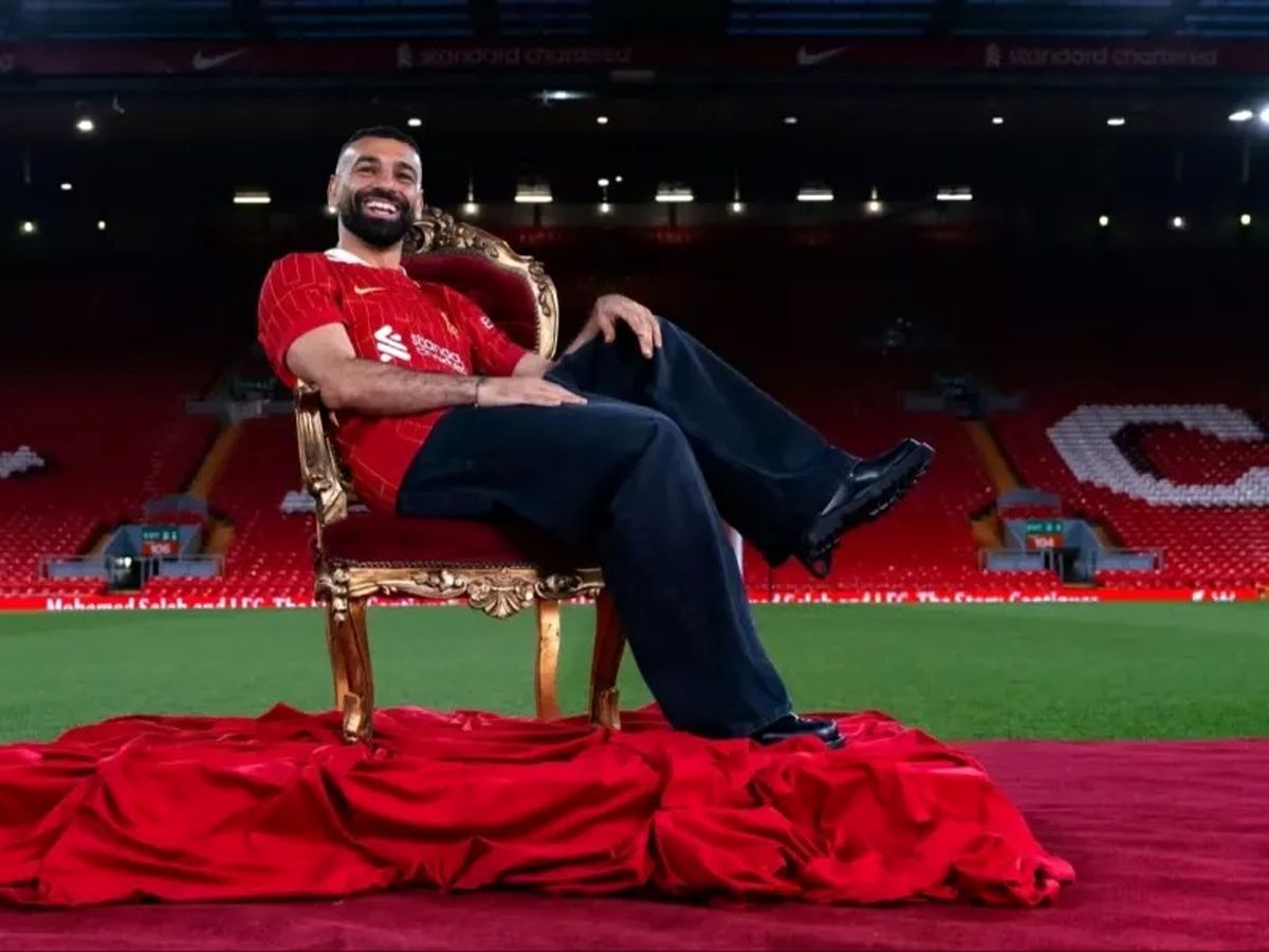 تاجگذاری کینگ محمد صلاح در آنفیلد