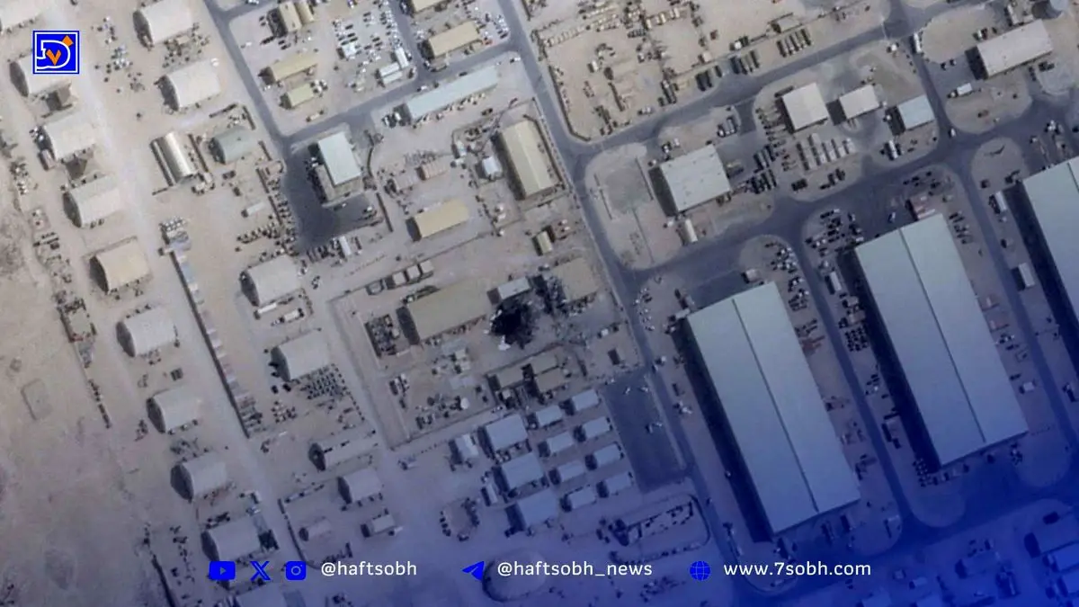 انتشار اولین تصویرسازی هوش مصنوعی از حمله موشکی ایران به پایگاه العدید