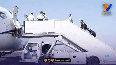 تیم ملی فوتبال ایران وارد کازان شد