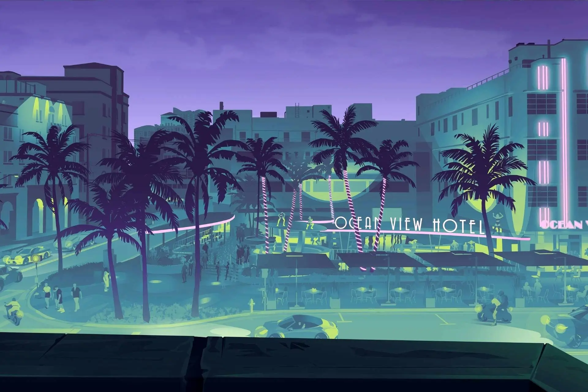 تصویر هنری رسمی بازی GTA 6