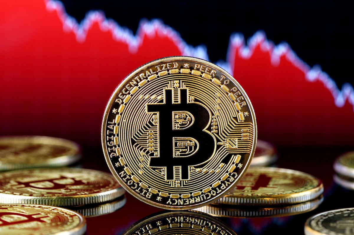 بیتکوین قرمز شد
