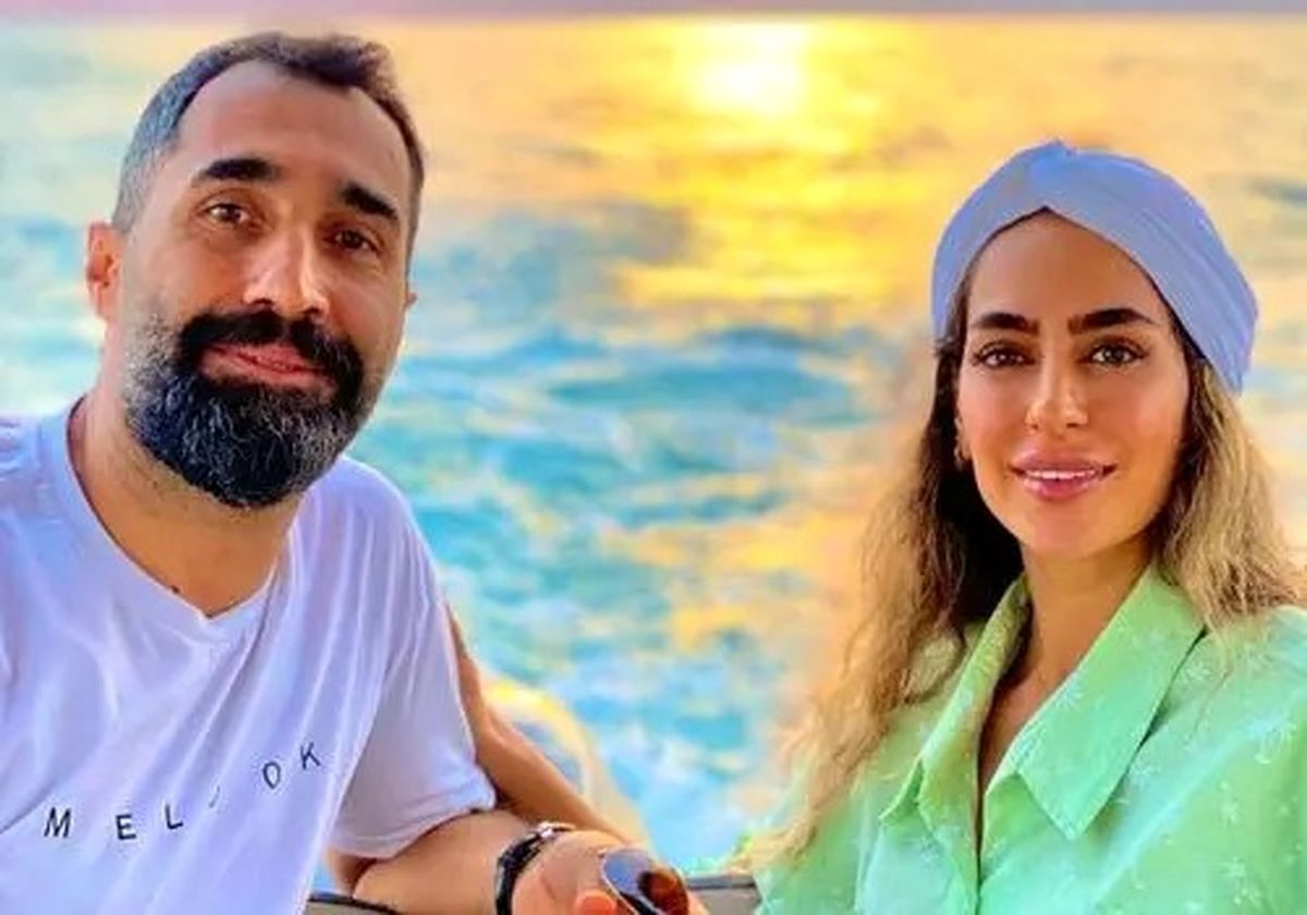 تصویری جدید و خاص از هادی کاظمی و همسرش؛ لحظهای صمیمی و دیدنی + عکس