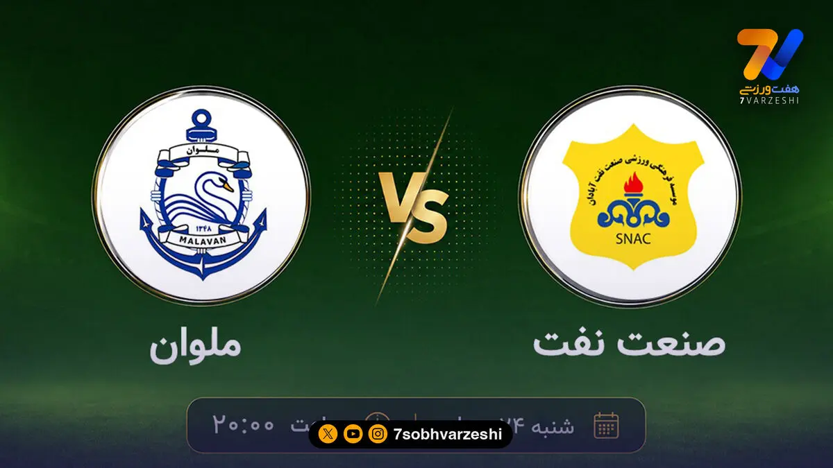 صنعت نفت آبادان - ملوان بندر انزلی از قاب شبکه ورزش