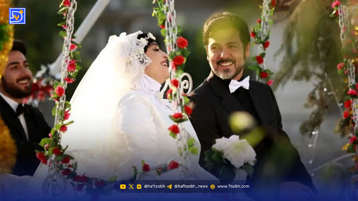 آلبوم عروسی کوروش تهامی و همسر غیرواقعی اش 