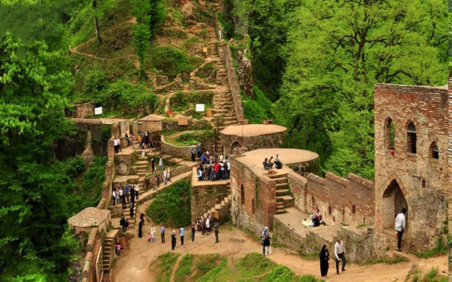 قلعه رودخان فومن در تور گیلان گردی تا لاهیجان