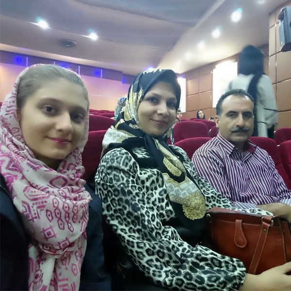 همسر شیده معاونی و دخترش نازنین