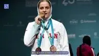 آرزوی مهسا بهشتی وزنه‌بردار موفق ایران؛ دوست دارم دکتر شوم