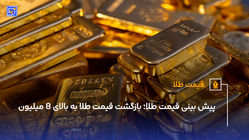 پیش بینی قیمت طلا؛ بازگشت قیمت طلا به بالای 8 میلیون
