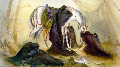 روایت مرحوم استاد فرشچیان درباره ماجرای شفای دستش توسط امام رضا(ع) + فیلم