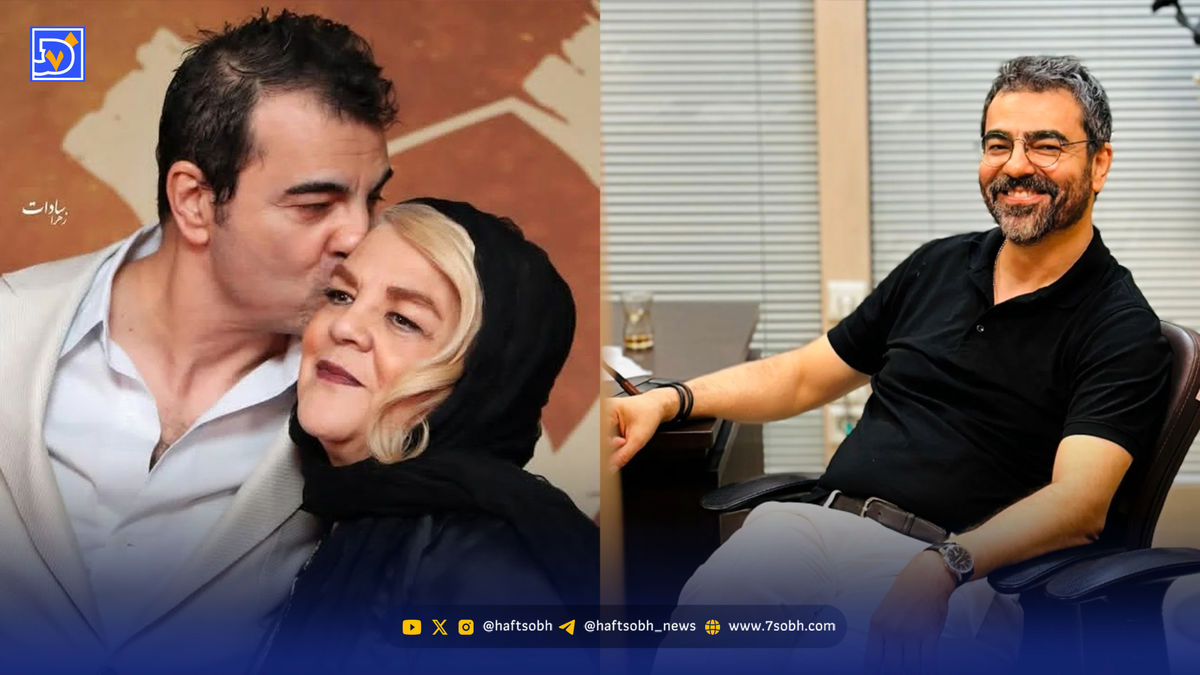 بهزاد خلج بازیگر درخشان با مادر و پدرش در اکران