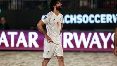 گل اول موریتانی به ایران در جام جهانی فوتبال ساحلی