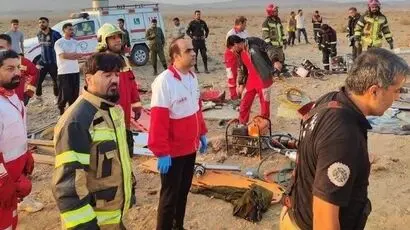  تجمع در صحنه تصادف، حادثه‌ مرگبار دیگری رقم زد 