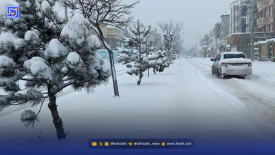 بارش سنگین برف در آبان مردم تهران را شوکه کرد + عکس