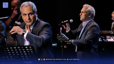 رونمایی مهران مدیری از غزال، همسر جوان و شیک پوش خود در کنسرت دبی + عکس 