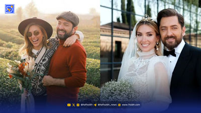 جواهرات میلیاردی زن مدلینگ بهرام رادان ؛ الماس و برلیان بر گردن زن پولدار آقای بازیگر!