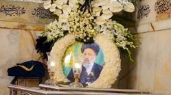 گزارش تصویری| چهره غمگین لاریجانی و شمخانی ‌در مراسم بزرگداشت شهید رئیسی