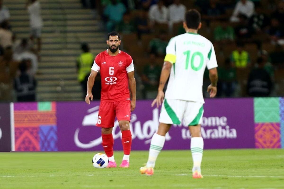 سوتی عجیب کنعانیزادگان در پایان بازی پرسپولیس و الاهلی
