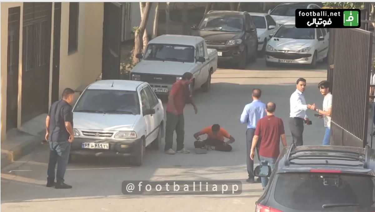 ویدئو | برقگرفتگی و آتشسوزی ورزشگاه شهر قدس مقابل چشمان ناظر afc
