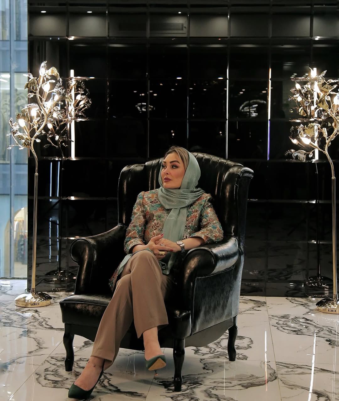 تیپ مجلل الهام حمیدی