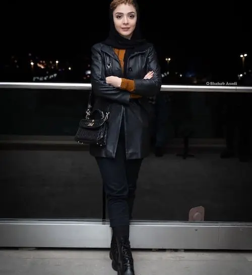 کت‌ چرم بازیگران ایرانی