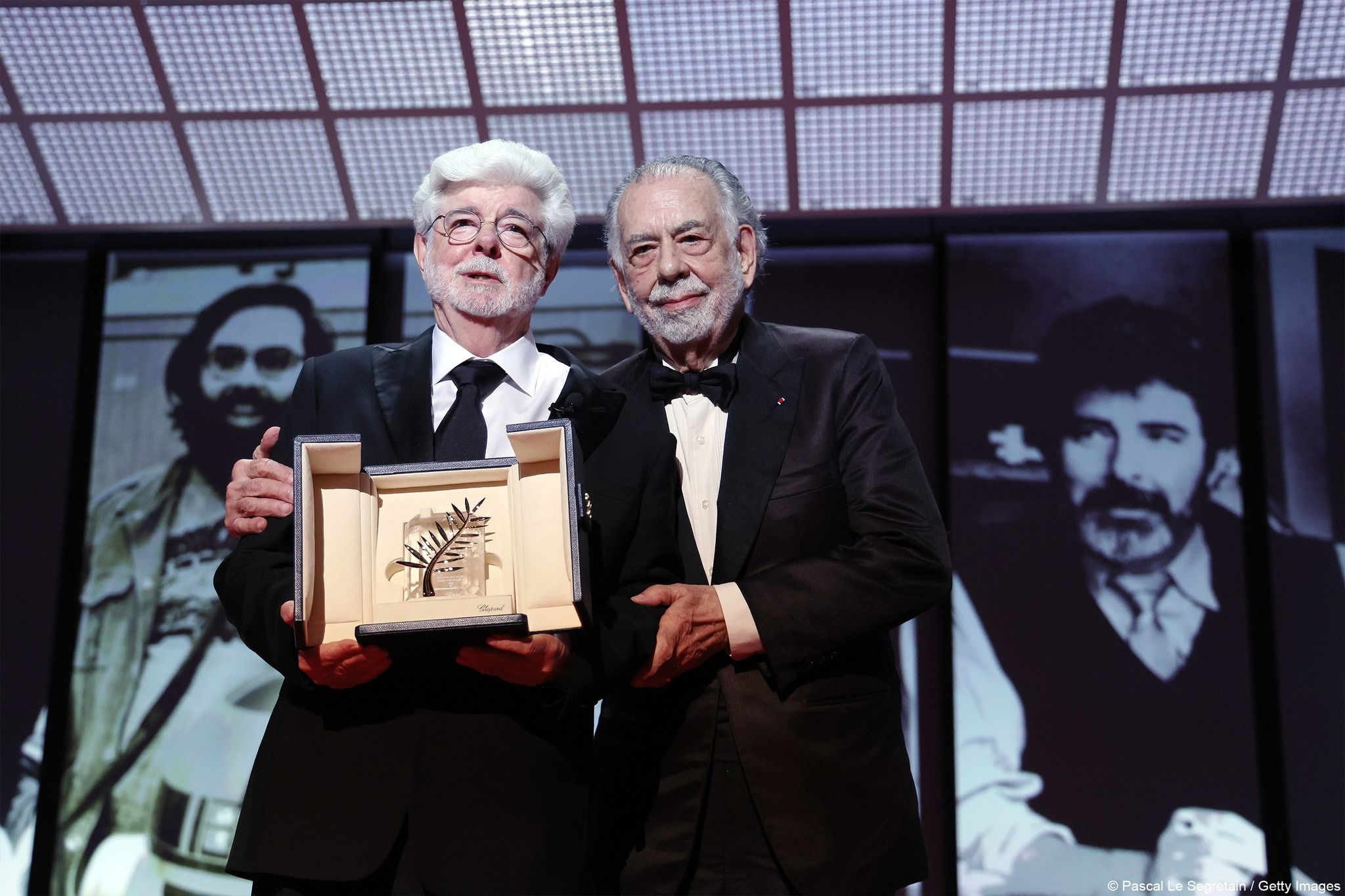 کاپولا جایزه افتخاری جشنواره کن ۲۰۲۴ را به جورج لوکاس داد