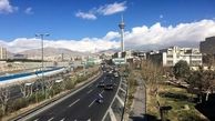 شاخص آلودگی هوای تهران امروز 25 فروردین ۱۴۰۴