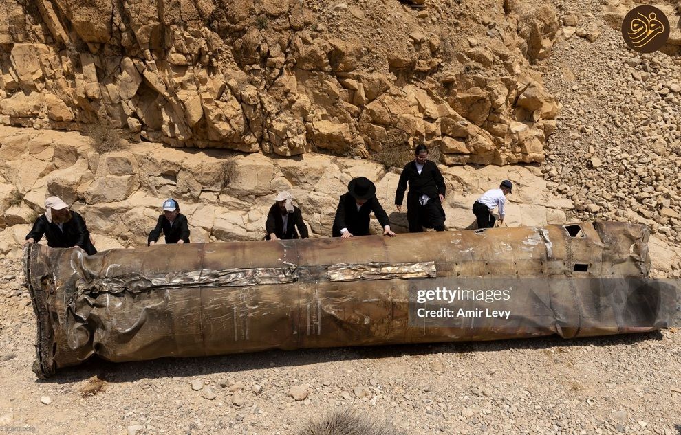 بازدید یهودیان تندروی اسرائیل از موشک ایرانی + تصاویر