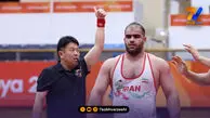 امین میرزازاده طلایی شد؛ تانک بختیاری آبروی کشتی فرنگی را خرید