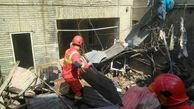 تصاویر خانه‌ای که بر اثر انفجار مواد محترقه منفجر شد