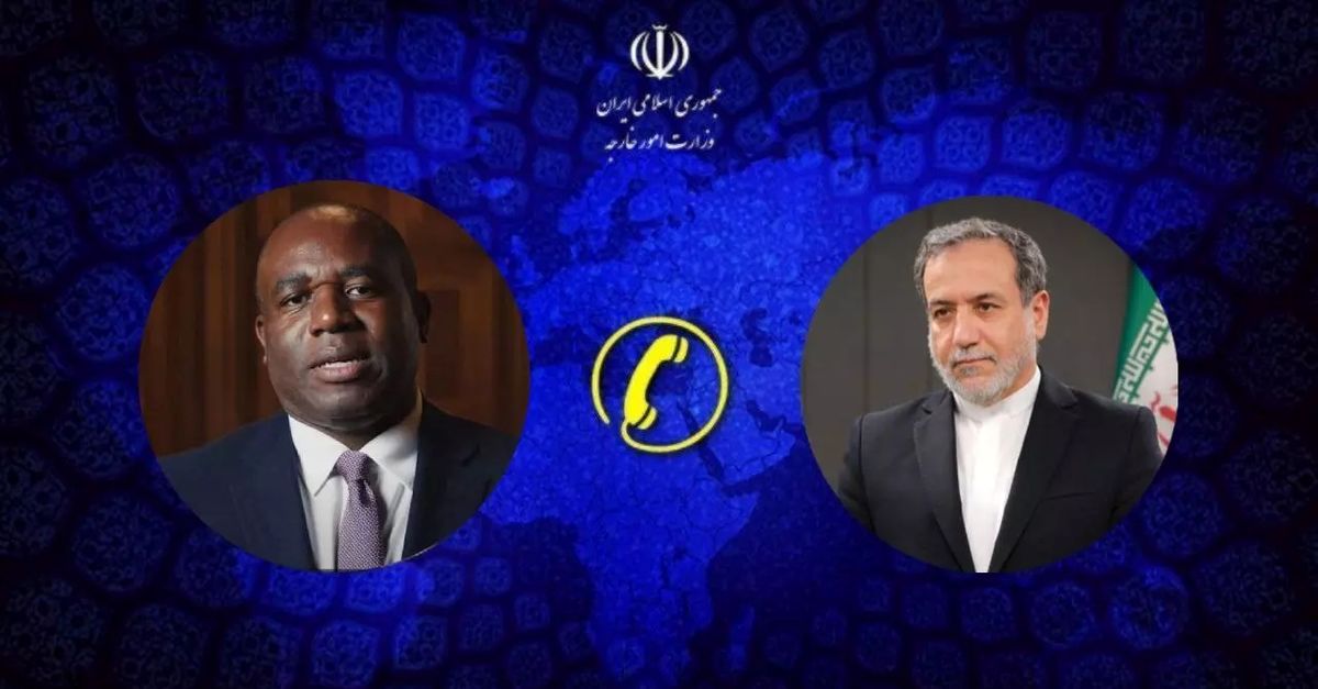 گفتگوی تلفنی وزرای امور خارجه ایران و انگلیس