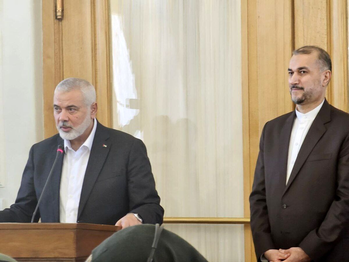 ببینید | استقبال امیر عبدالهیان از اسماعیل هنیه رئیس دفتر سیاسی حماس