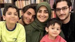 لحظات احساسی ستاره سادات قطبی با پسر ناتنی‌اش