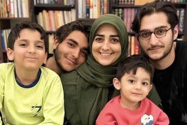 لحظات احساسی ستاره سادات قطبی با پسر ناتنی‌اش