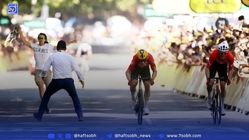 درگیری شدید با معترض طرفدار فلسطین در تور دو فرانس