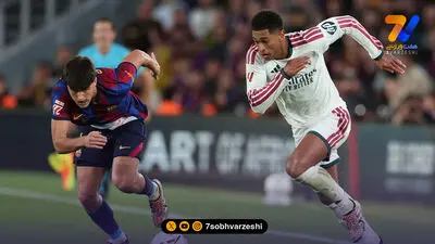 بارسلونا یک - رئال مادرید 2؛ امباپه آب اناری ها را زمین‌گیر کرد!