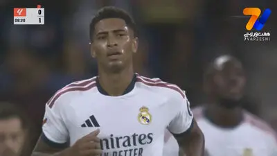 گل سوم رئال مادرید به مالاگا توسط امباپه