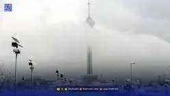 نخستین برف پاییزی در تهران بارید + فیلم