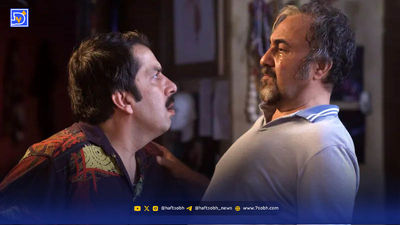 حواشی هنرمندان | عباس جمشیدی‌فر در آغوش پدرش