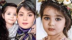 خلاقیت تحسین برانگیز هانا، نوه محمود پاک نیت در انگلیس حرف زدن و نقاشی میوه‌ها (ویدیو)