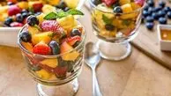 طرز تهیه سالاد میوه با رنگ و بوی پاییزی + آموزش مرحله به مرحله و ایده‌های تزئین