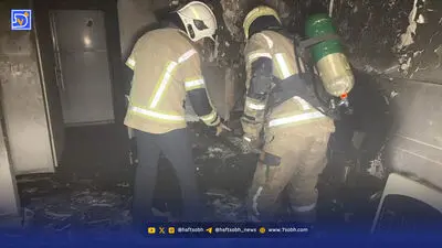 انتقام مرد جوان از همسرش با گالن بنزین
