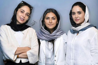 عکسی از رعنا آزادی‌ور ، هدی زین العابدین و پریناز ایزدیار