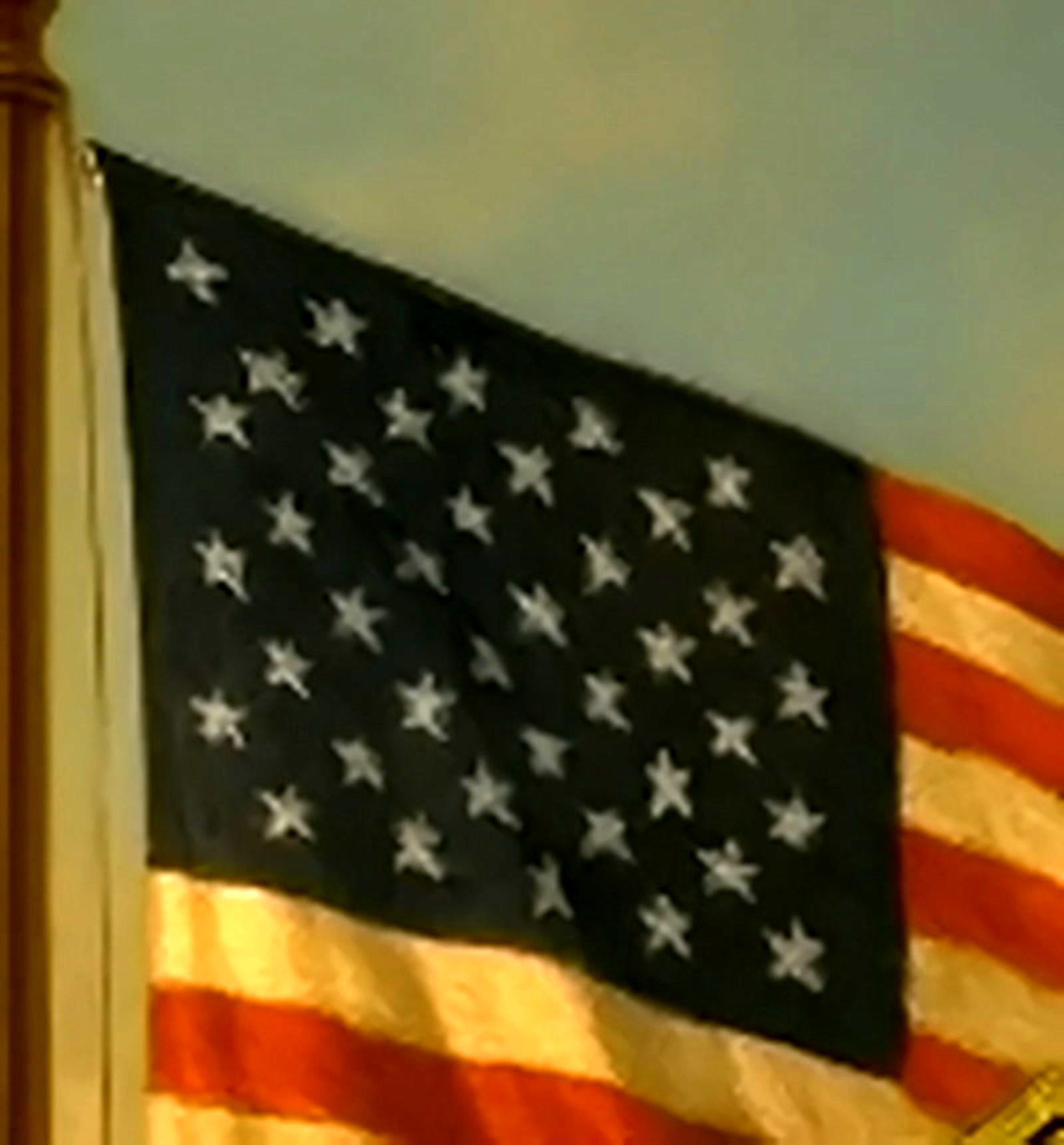 بخشی از پرچم آمریکا