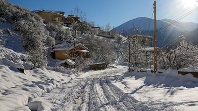 ایران در پوشش سفید برف و باران(گزارش تصویری)