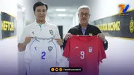 تیم ملی ایران با پیراهن قرمز برابر ازبکستان