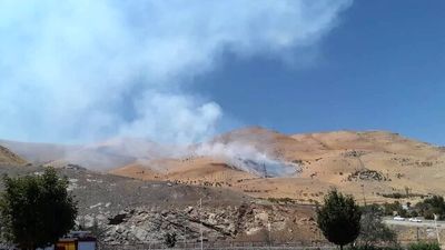 زنده زنده سوختن مرد فداکار کردستانی در آتش سوزی آبیدر 