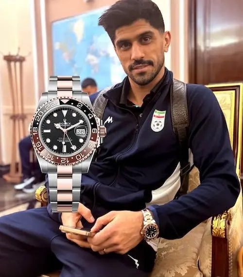 ساعت‌های بازیکنان تیم ملی ایران