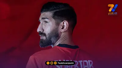 گل اول تراکتور به پیکان توسط شهریار مغانلو 
